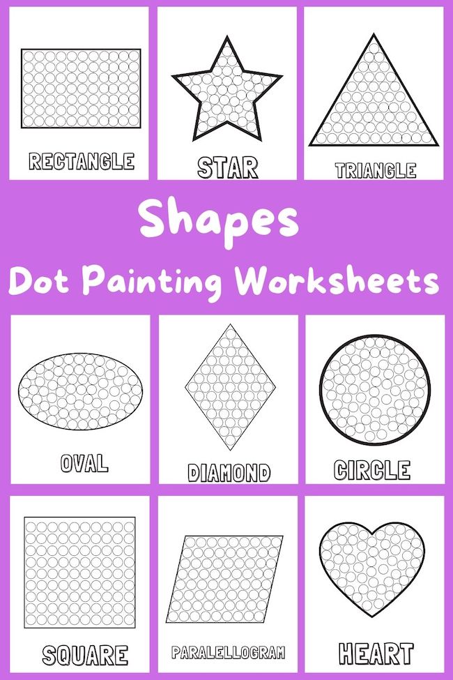 Do a dot shape printables