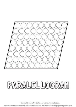 parallelogram dot painting
