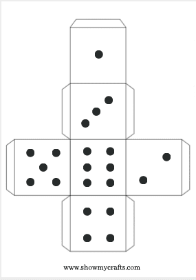 make a paper dice