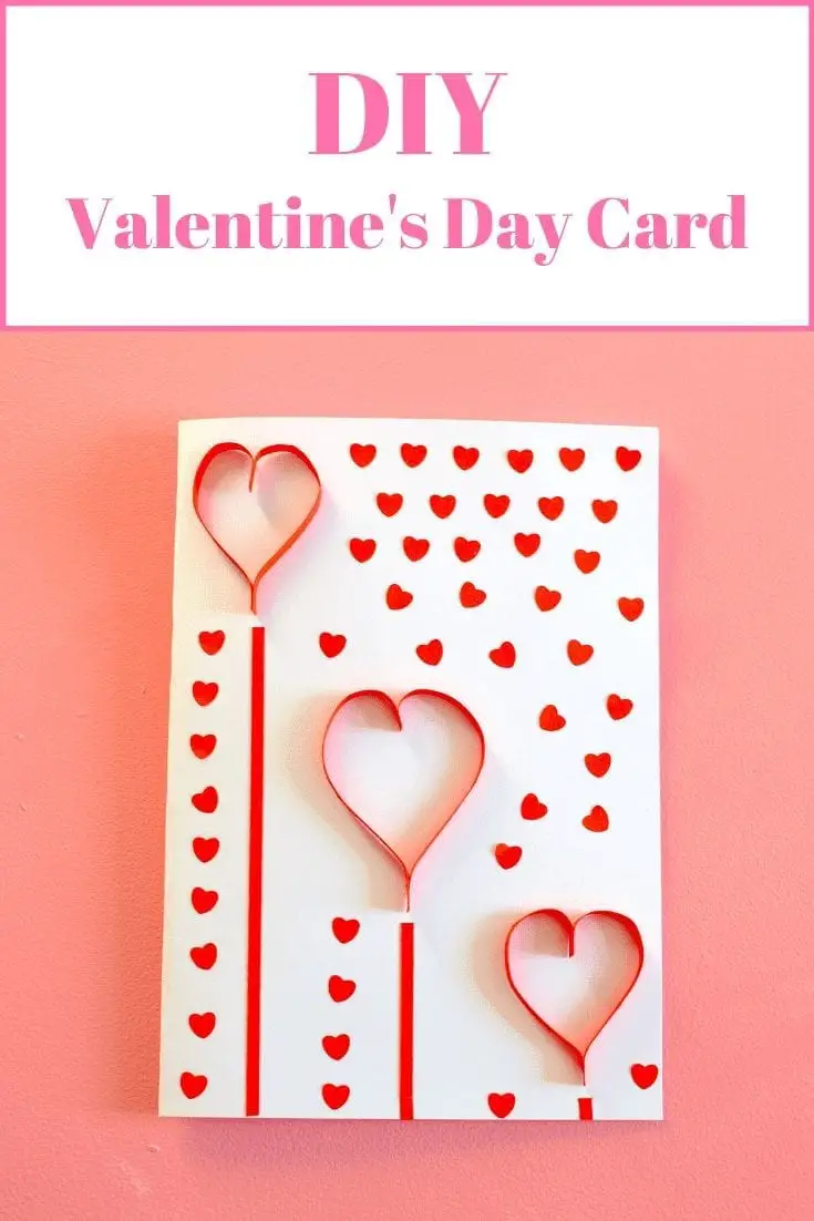 DIY Valentine's Day Card . Easy Valentine's day card project