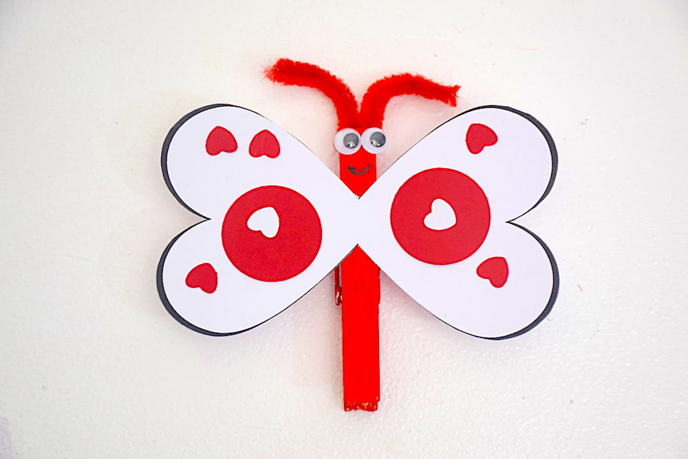 Paper butterfly craft