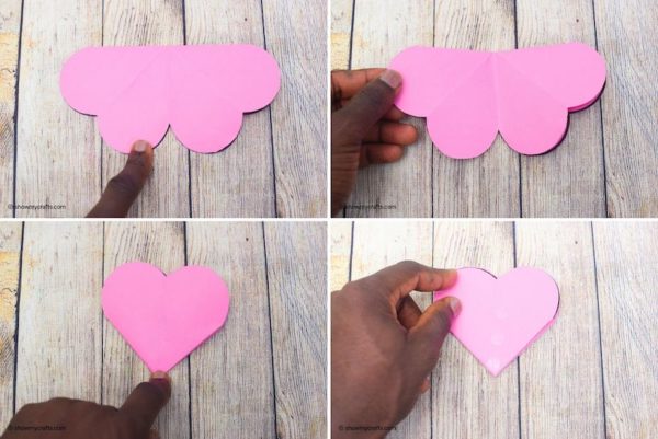 Mother's Day Heart Card - Mother's Card crafts for kids