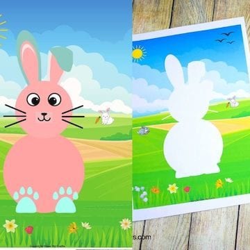 Easter Bunny Cutting Skills Activity