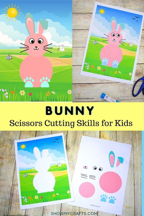 Bunny Cutting Skills Activity 