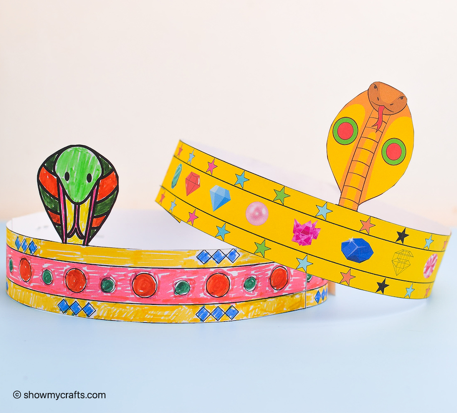 egyptian headband with template