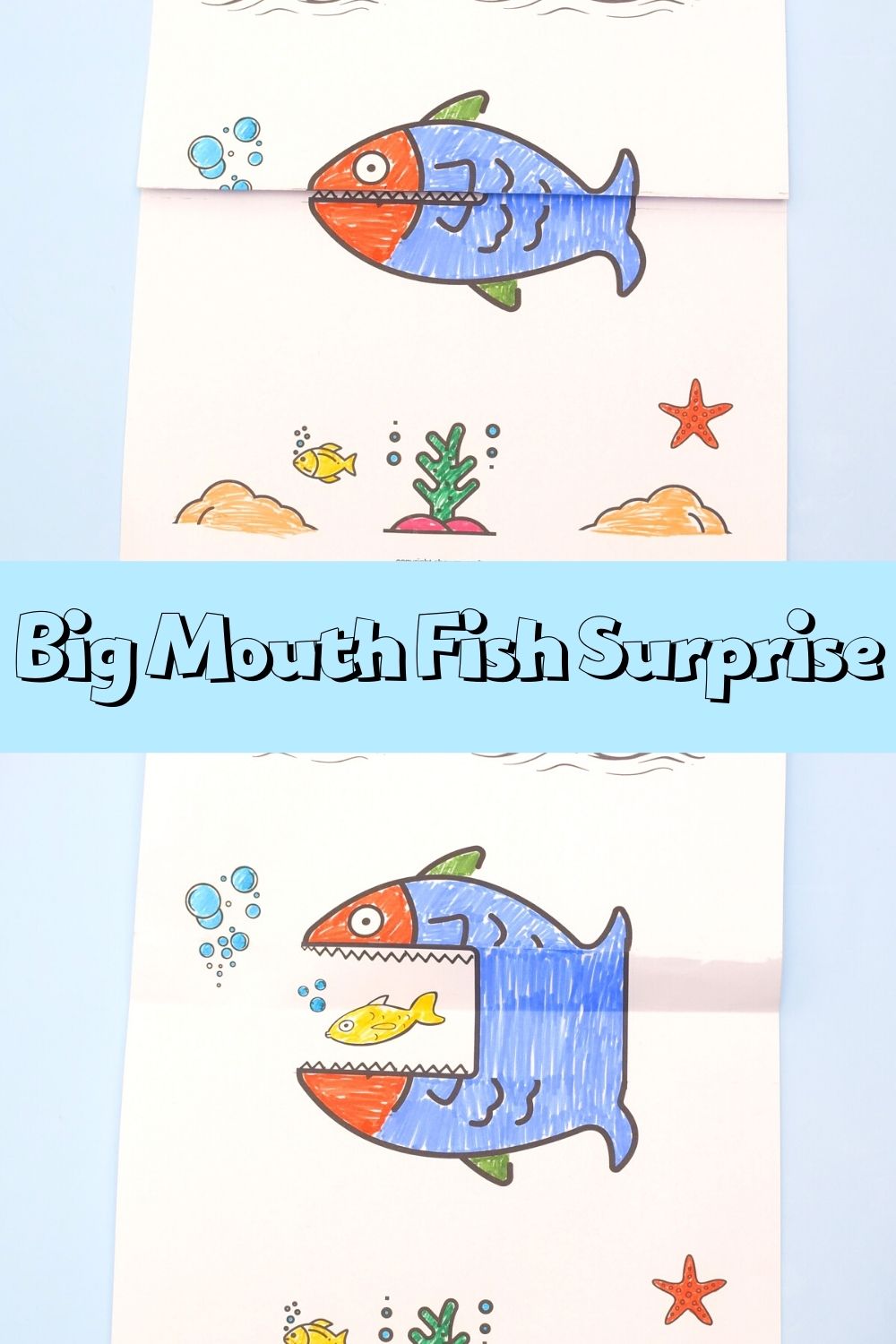 Big Mouth Fish Surprise Printabe