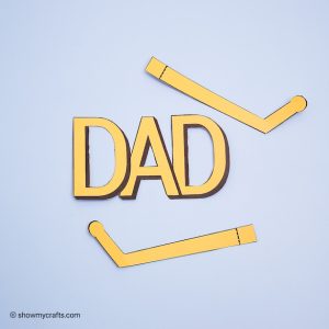 Printable Father's Day Dad Glasses - Father's Day Crafts for kids