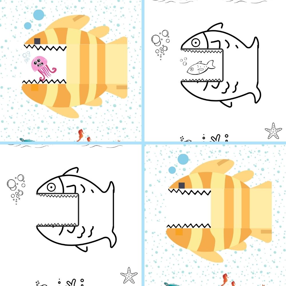 Fish craft templates