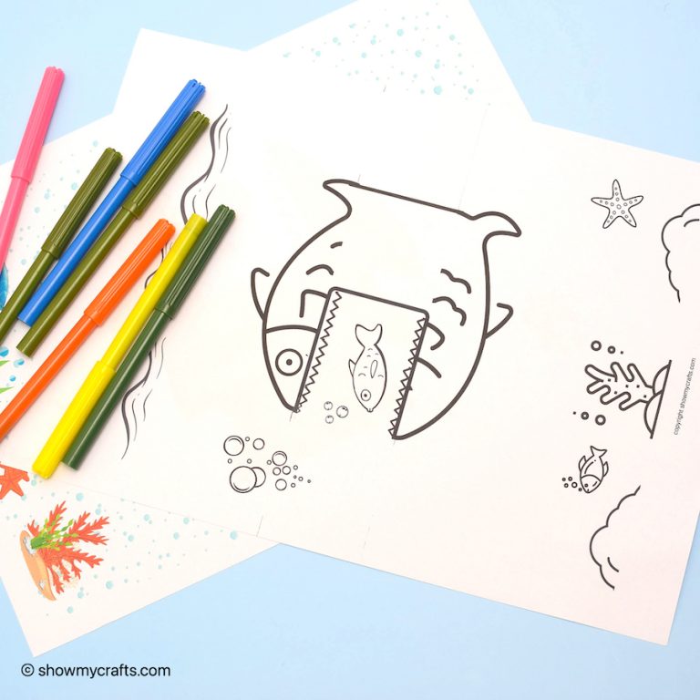 Big Mouth Fish Surprise - Fish Crafts For Kids