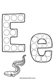 Printable Alphabet Dot Painting Worksheets - A to Z do a dot printables