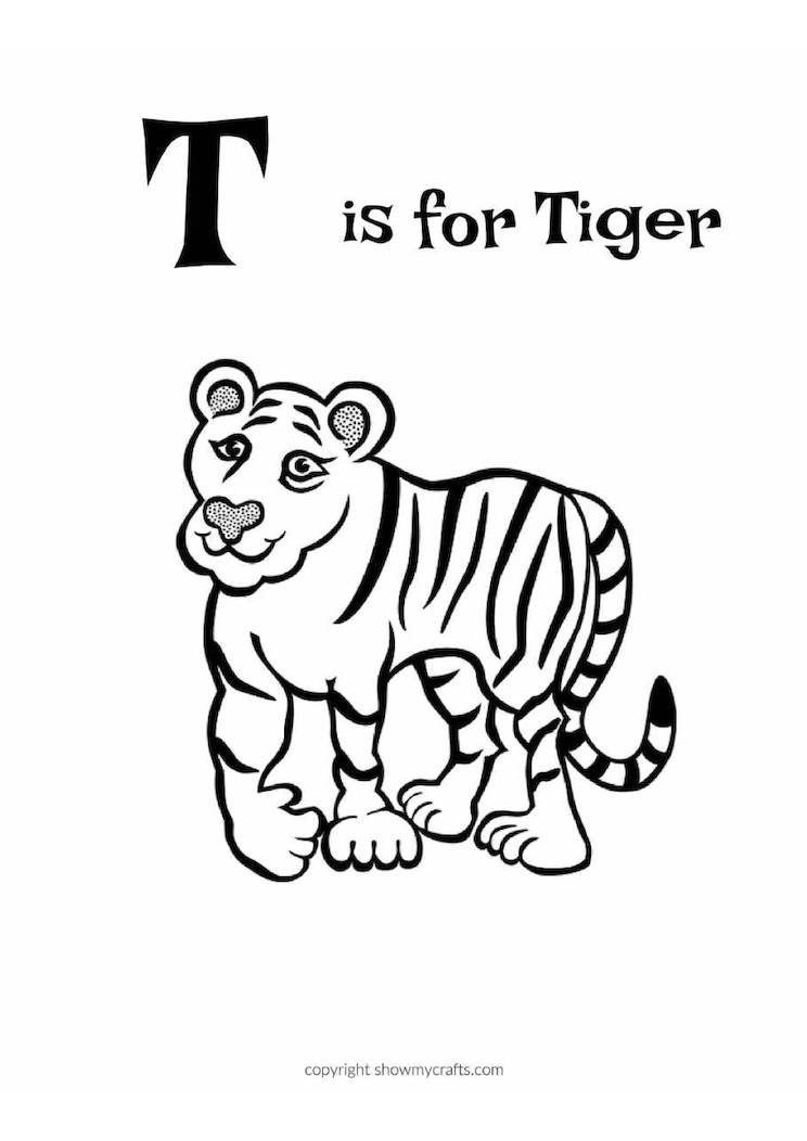 Alphabet Colouring Pages