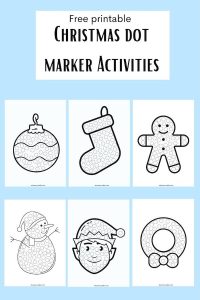 Christmas Dot Painting - Show My Crafts