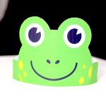 Frog Headband Craft for Kids - Free Frog Hat Template