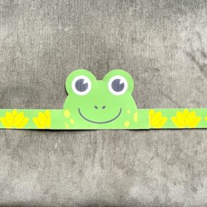 Frog Headband Craft for Kids - Free Frog Hat Template