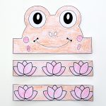 Frog Headband Craft for Kids - Free Frog Hat Template