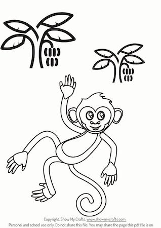 monkey printable