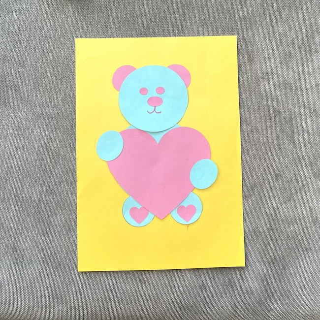 teddy bear craft for valentines