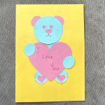 Teddy bear valentines Craft - Kids Crafts Printables
