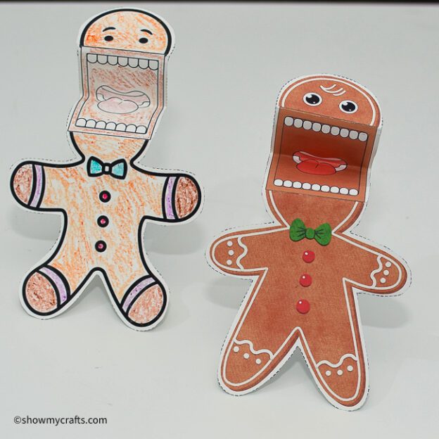 Gingerbread Man Puppet