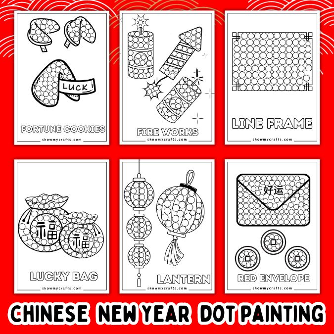 Chinese New Year Dot Painting
