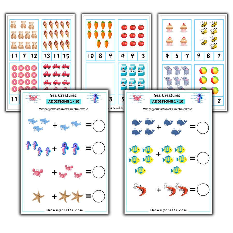 Numbers Activity Worksheets
