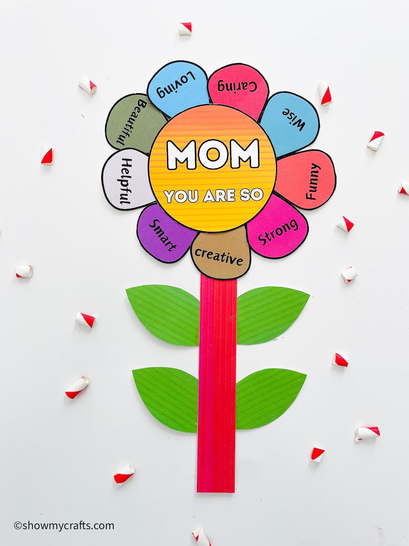 Mother’s Day Flower Petal Craft