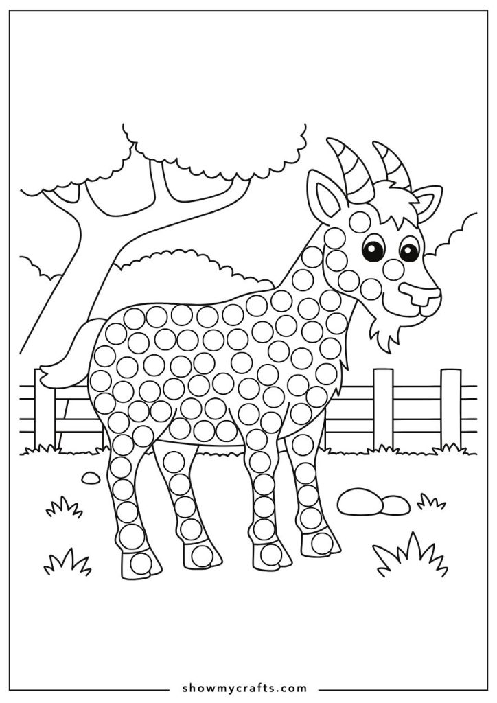 Farm Animals Do a Dot Printables
